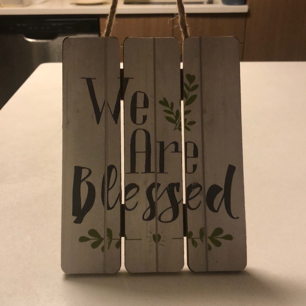 A Blessed plaque